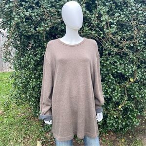 𝅺Eddie Bauer Cotton LongSleeve Crew Neck Sweater Size Large